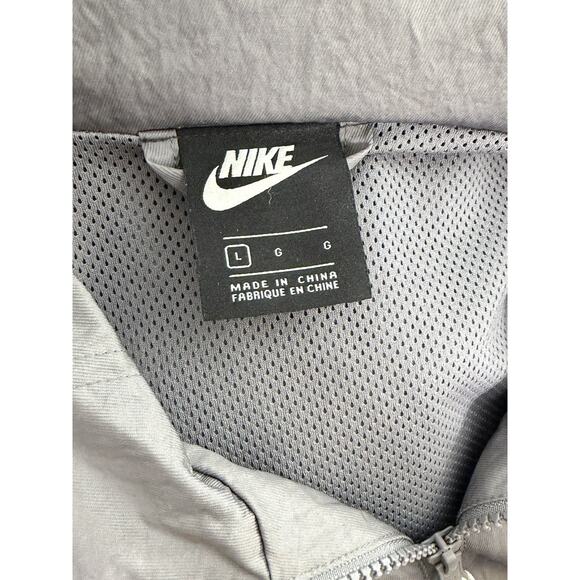 Nike Air Force 1 Utility Jacket Gunsmoke Gray BQ0034-056 Streetwear Anorak AF1 L - Picture 4 of 5